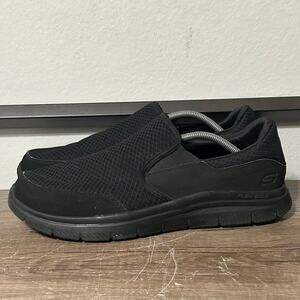 Skechers Work McAllen Men’s Slip Resistant Slip-On Shoes Size 13 Black
